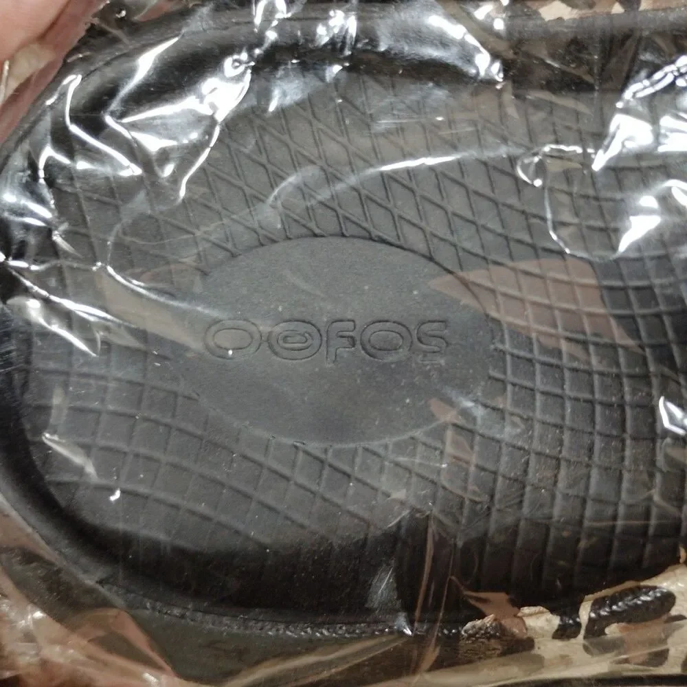 OOFOS Oocloog M8 W10 Clog Leopard Recovery Shoes NEW Slip On Sandal